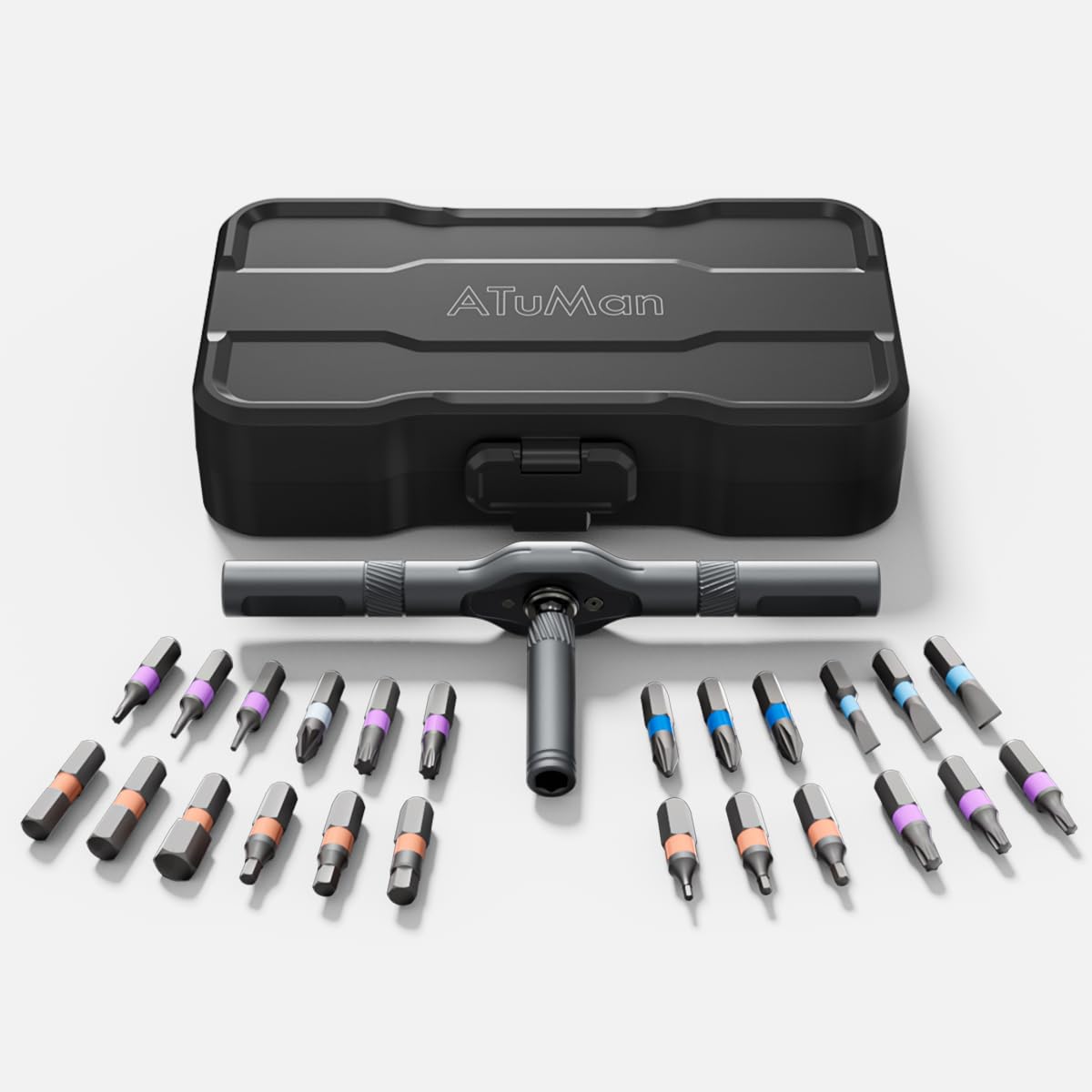 ATuMan 24-in-1 ratchet set for versatile quick fixes