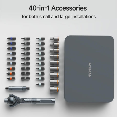 ATuMan 8-in-1 smart combinations switch between screwdriver and wrench modes.