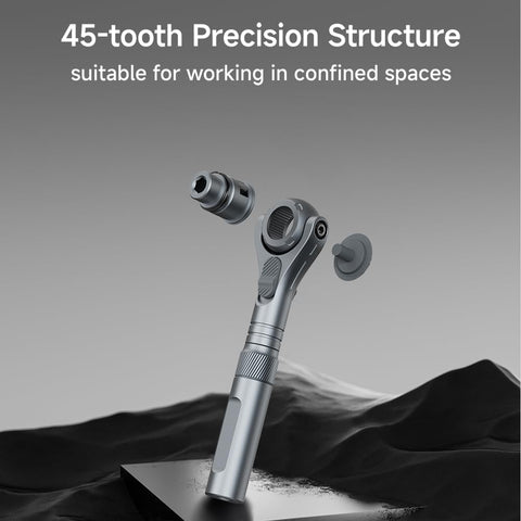 ATuMan detachable rod adds reach for difficult-to-reach screws.