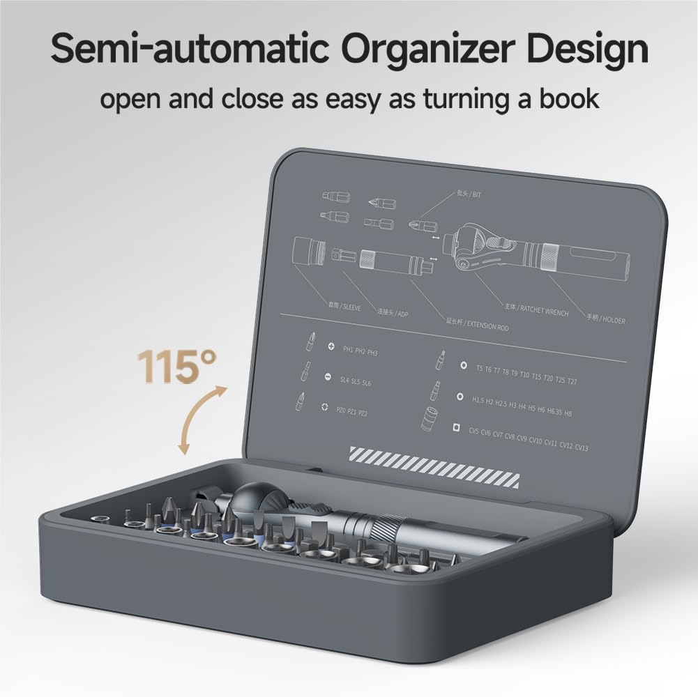 ATuMan semi-auto organizer box keeps tools accessible during on-the-go repairs.