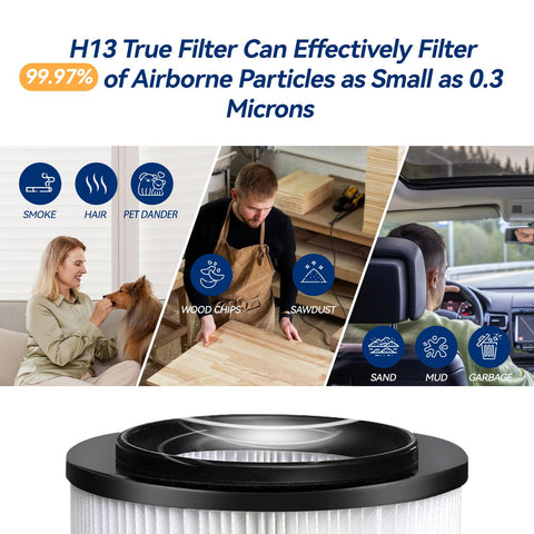 ATXKXE 17810 filter in a car interior cleanup scenario