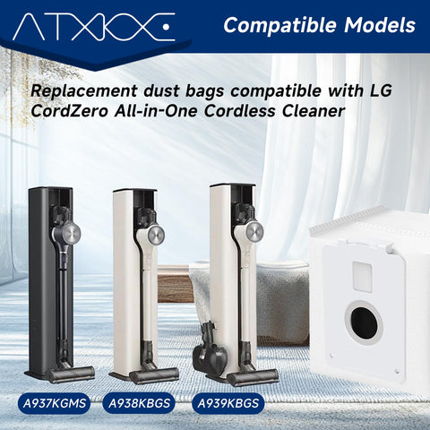 ATXKXE CordZero auto-seal collar keeps dust contained during use