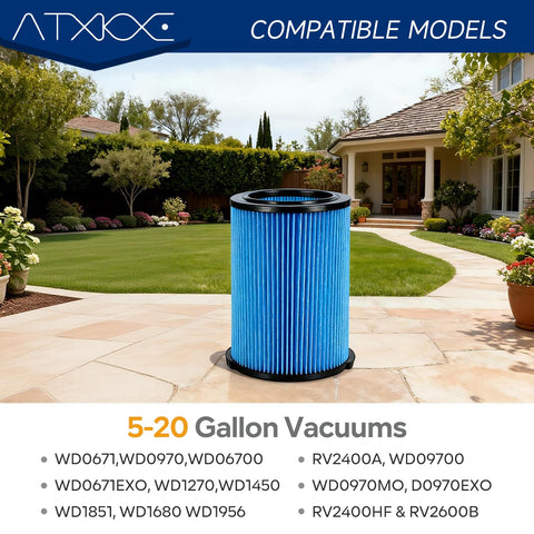 ATXKXE Vf5000 pre-filters pack enhances filtration and longevity
