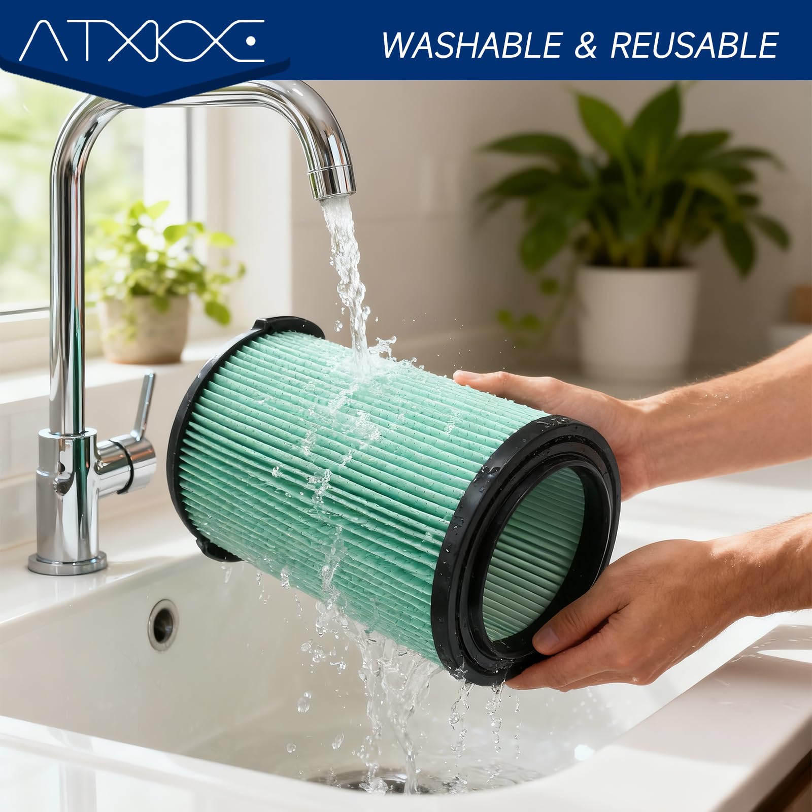 ATXKXE VF6000 replacement installs quickly with no tools.