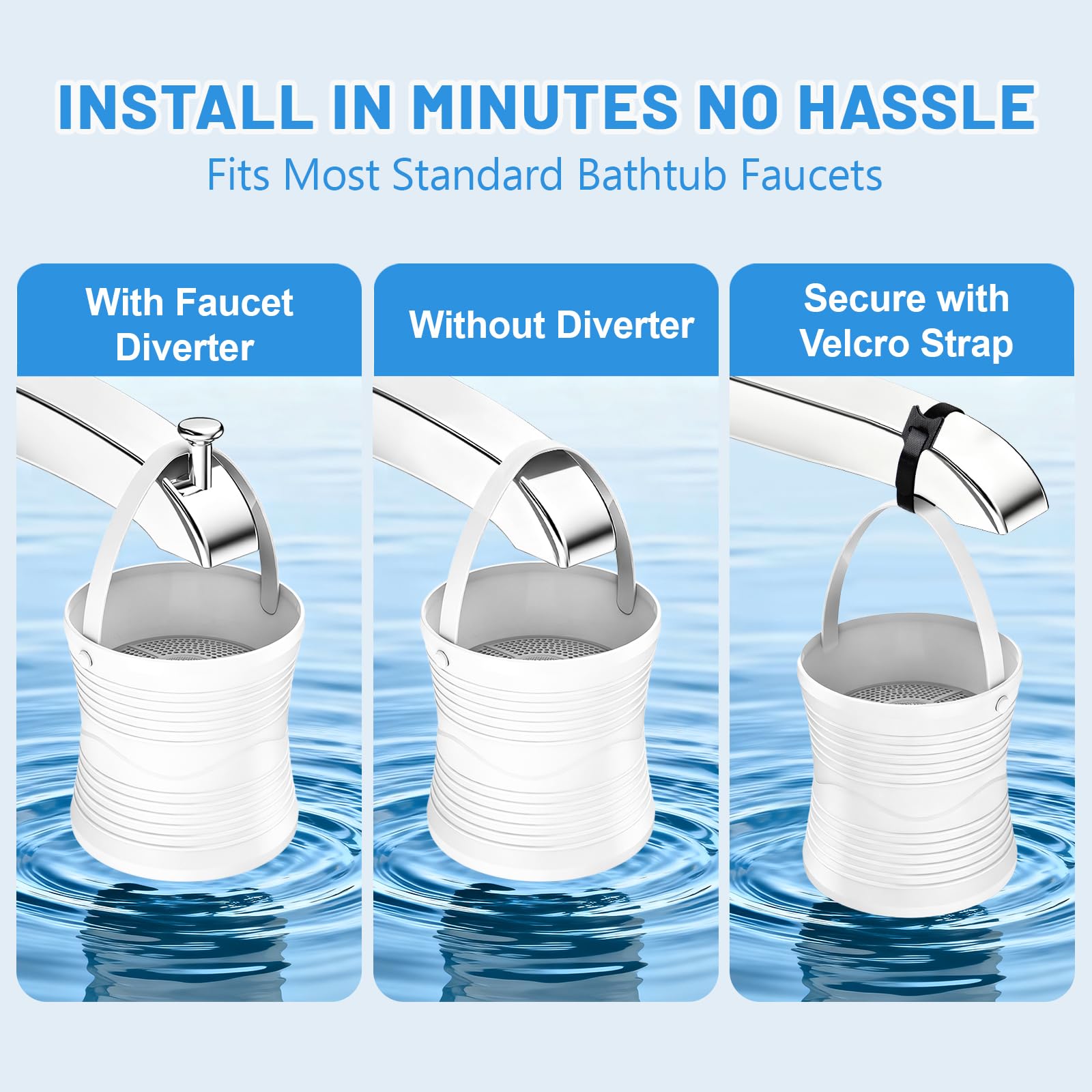 Atzeste clean water feel enhances daily bath comfort.