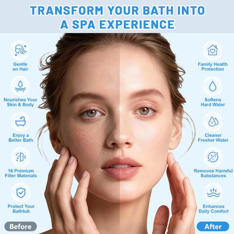 Atzeste sediment removal improves bathwater clarity and feel.