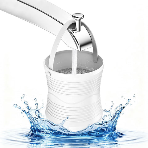 Atzeste bath filter tub faucet attachment enables quick setup and cleaner bath water.