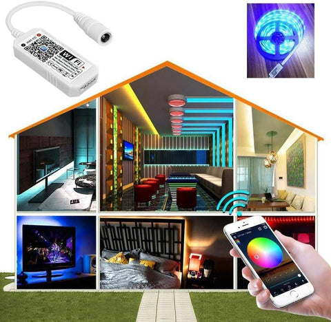 Aubric with Alexa for hands free lighting adjustments