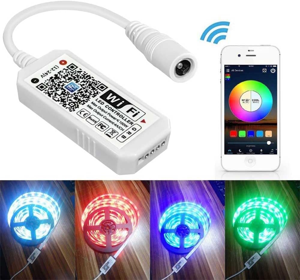 Aubric lights dance to your music with sync mode