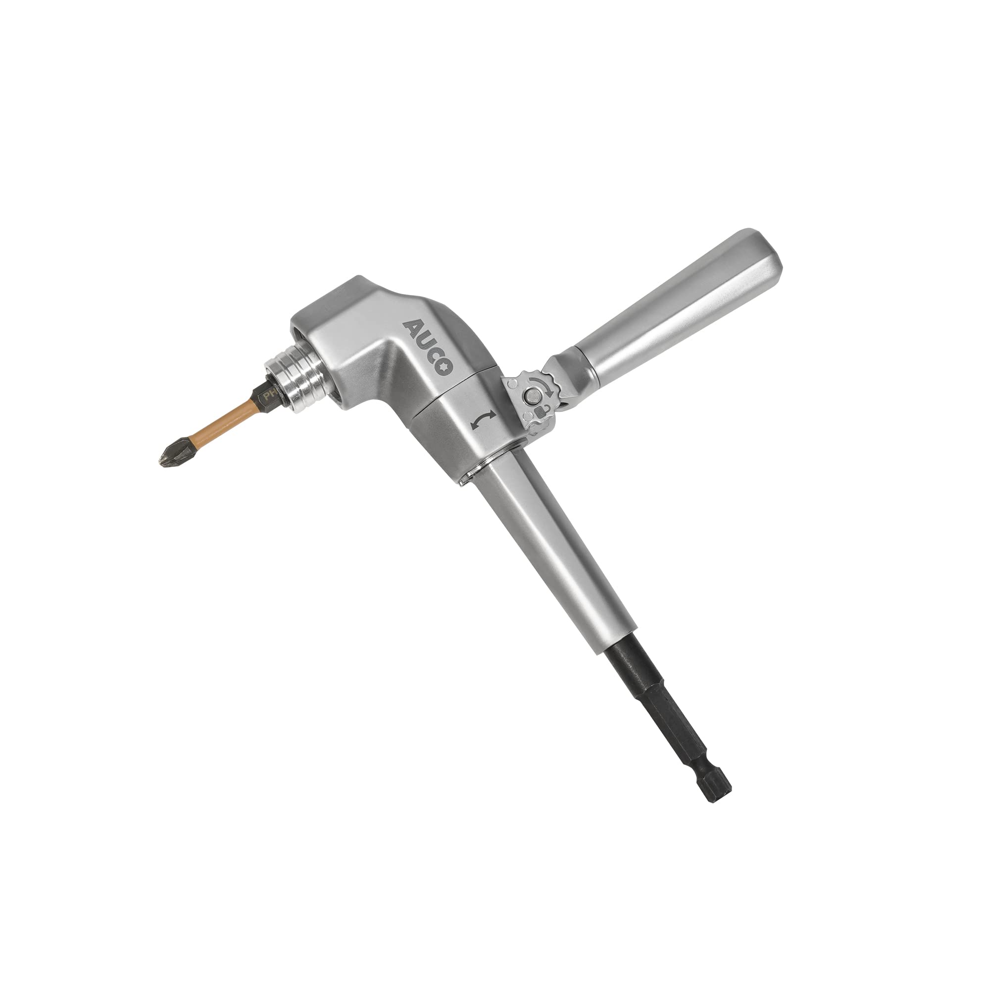 AUCO 18V-compatible attachment works with cordless drills up to 3000 RPM