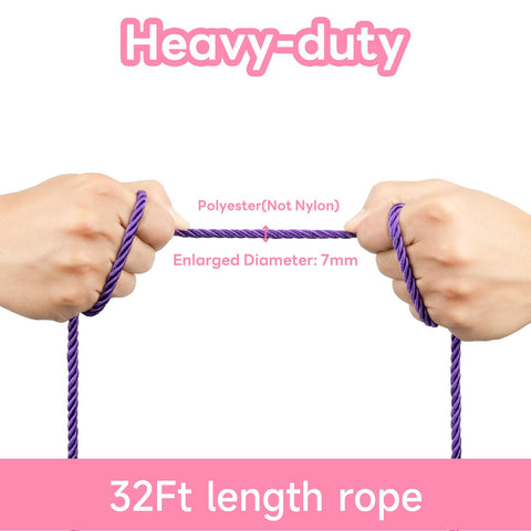 Aucoofany Rope Set featuring soft braided fibers for versatile knot work