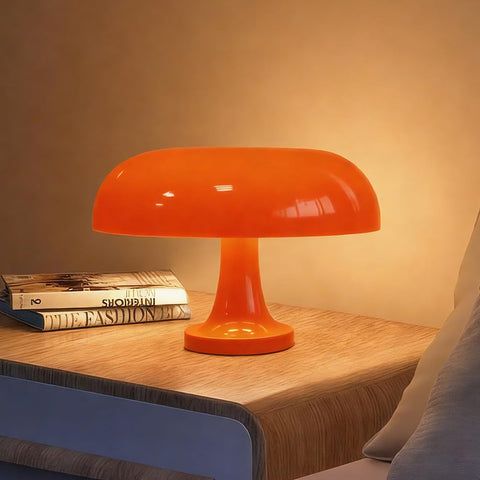 Audala Retro Orange Mushroom Lamp three colors mode provides flexible ambience.