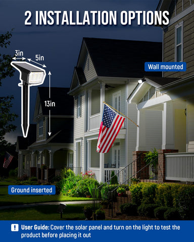 Auderwin tree-illuminating spotlight creates focal points in the landscape.