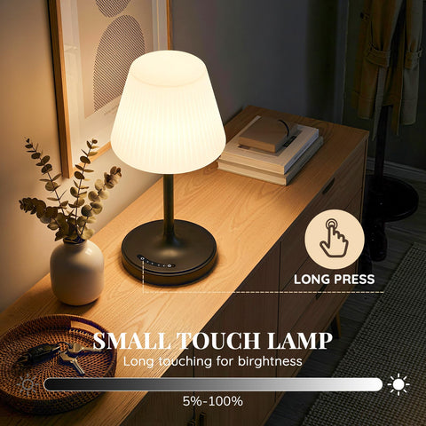 AUDLES 4000mAh rechargeable lamp provides long-lasting light without outlets.