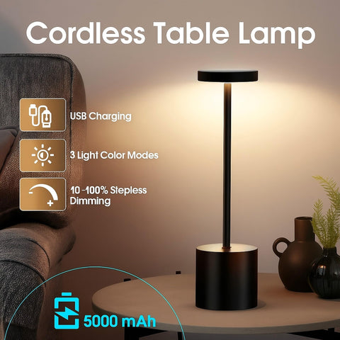 AUDLES bedroom ambience lamp provides warm lighting for reading and relaxation.