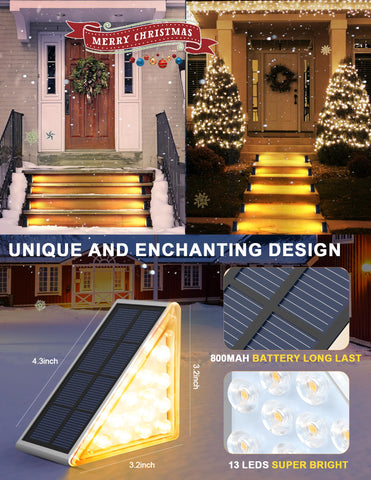 AUDLES front door light adds warm glow at entry.