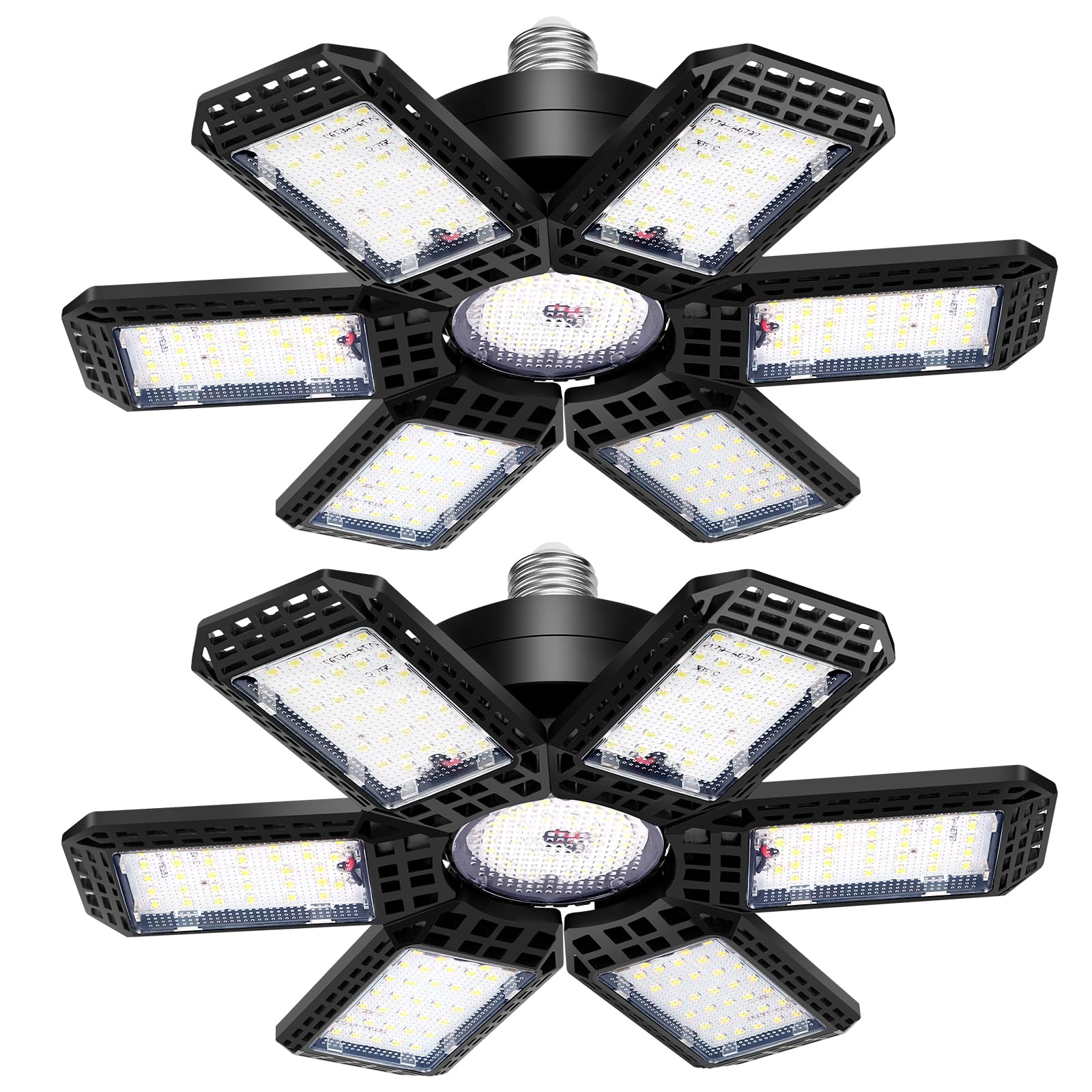 AUDLES garage light with 6+1 panels for even lighting in workshops.