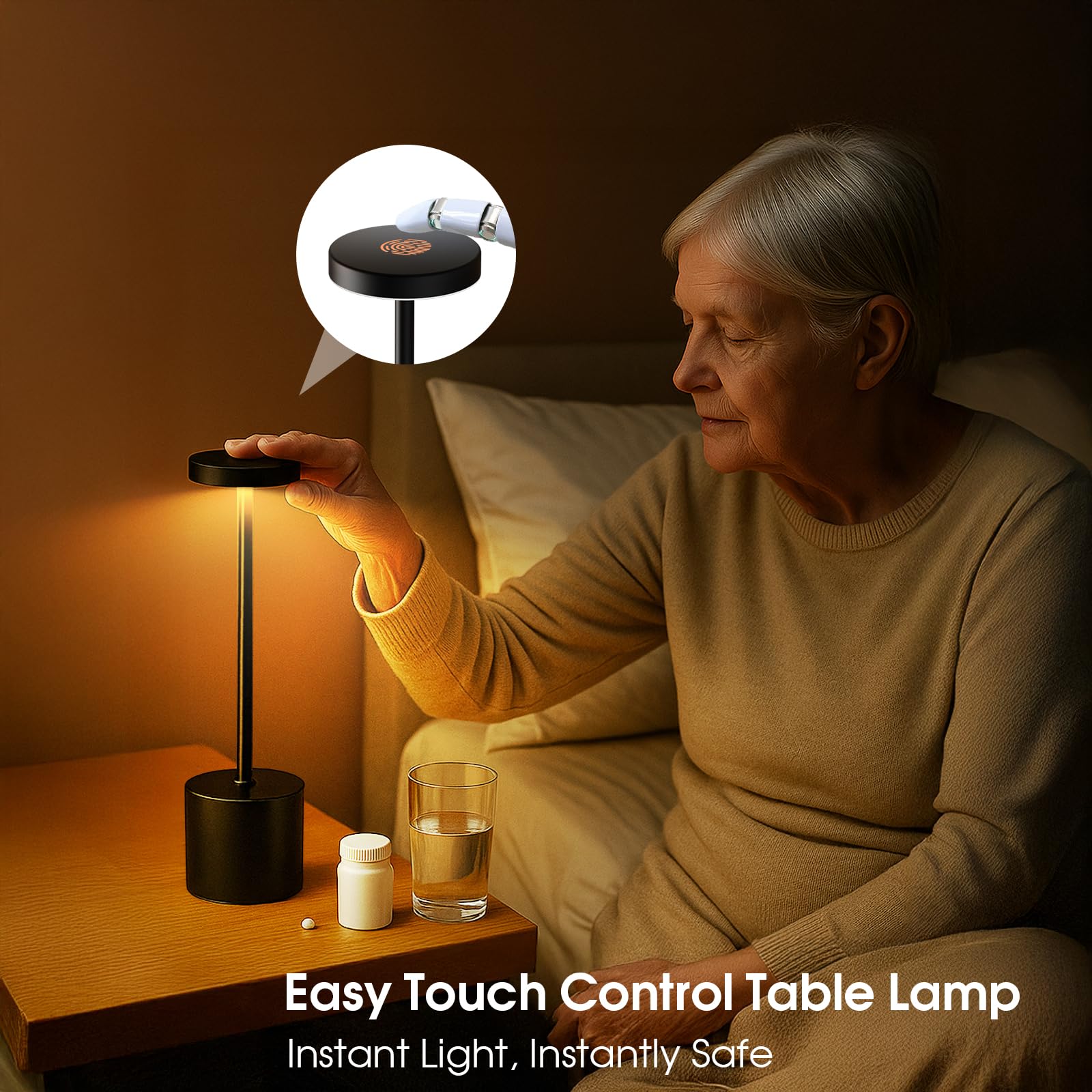AUDLES IP54-rated outdoor use lamp handles splashes on patios.