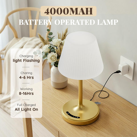 AUDLES portable cordless design enables lighting anywhere without outlets.