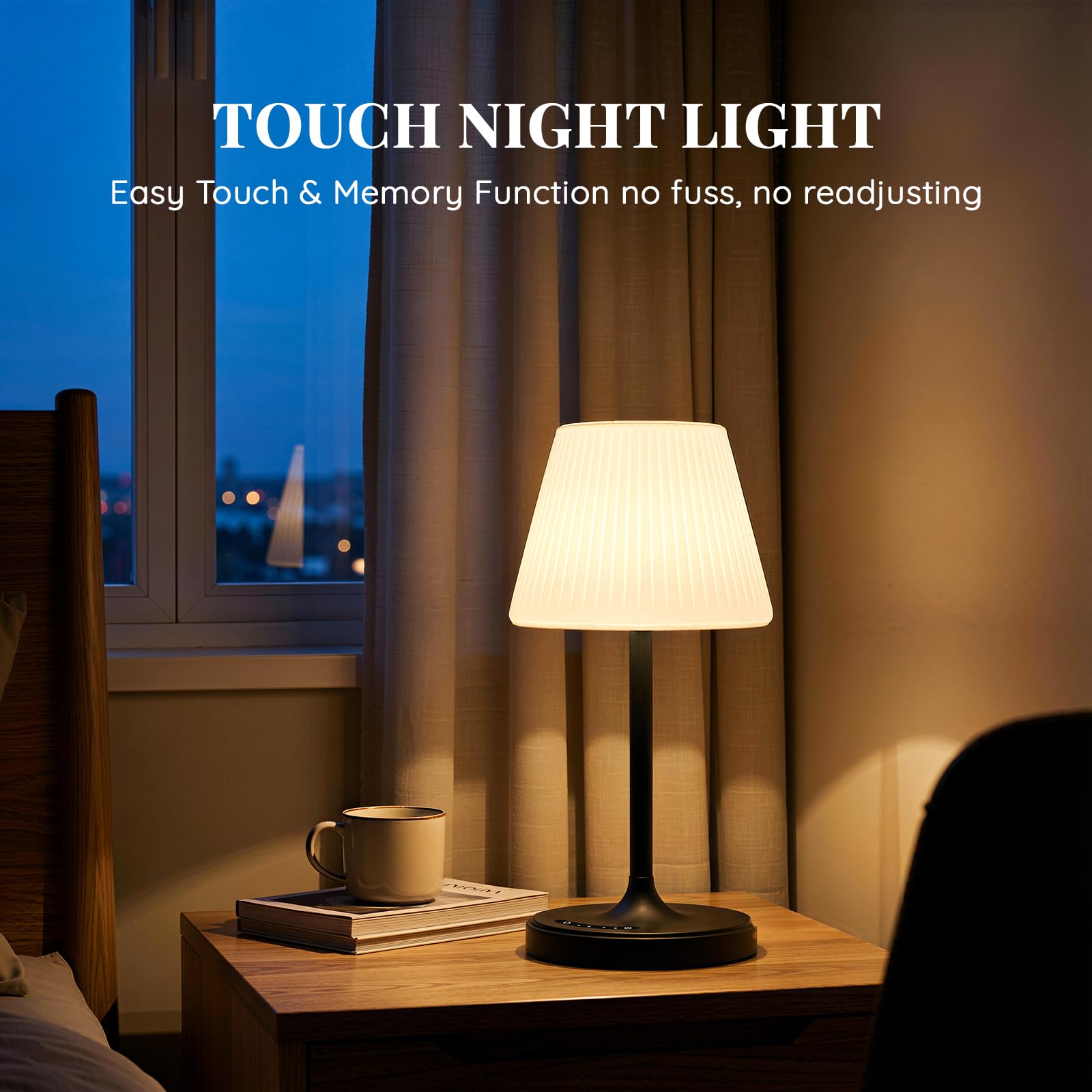 AUDLES sealed PE lampshade reduces dust entry for easy cleaning.