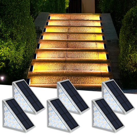 AUDLES yard lighting enhances pathways and front entry with charm.