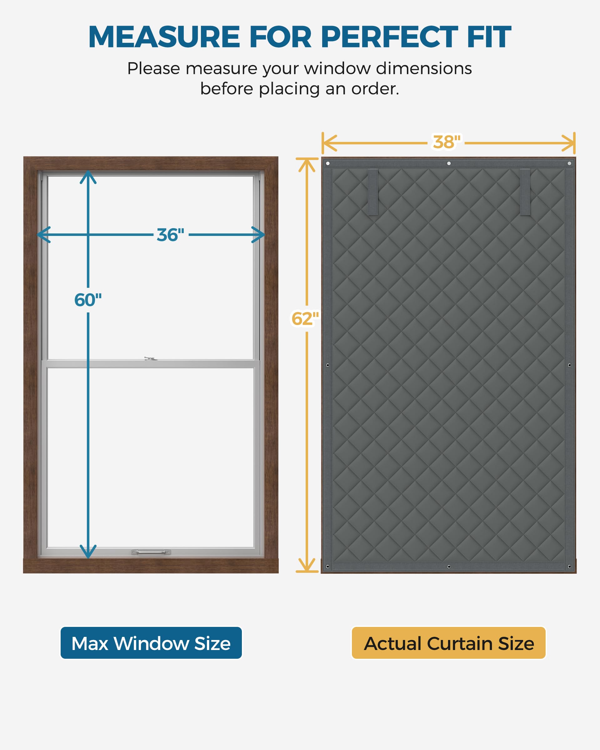 Augblinds oxford cloth insulation layer improves warmth and privacy