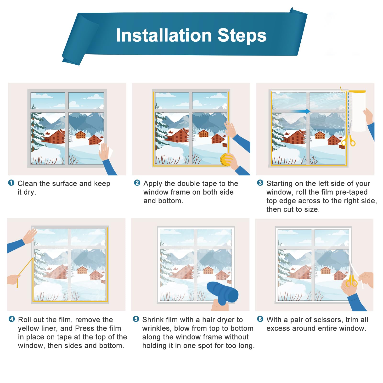 Augblinds patio door insulation application demonstrates versatile winter protection.