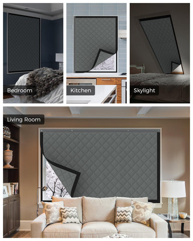 Augblinds sound-reduction-curtain creates calmer rooms with lower ambient noise.