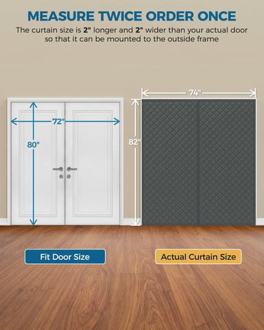 Augblinds strong magnets enable self-closing closure.