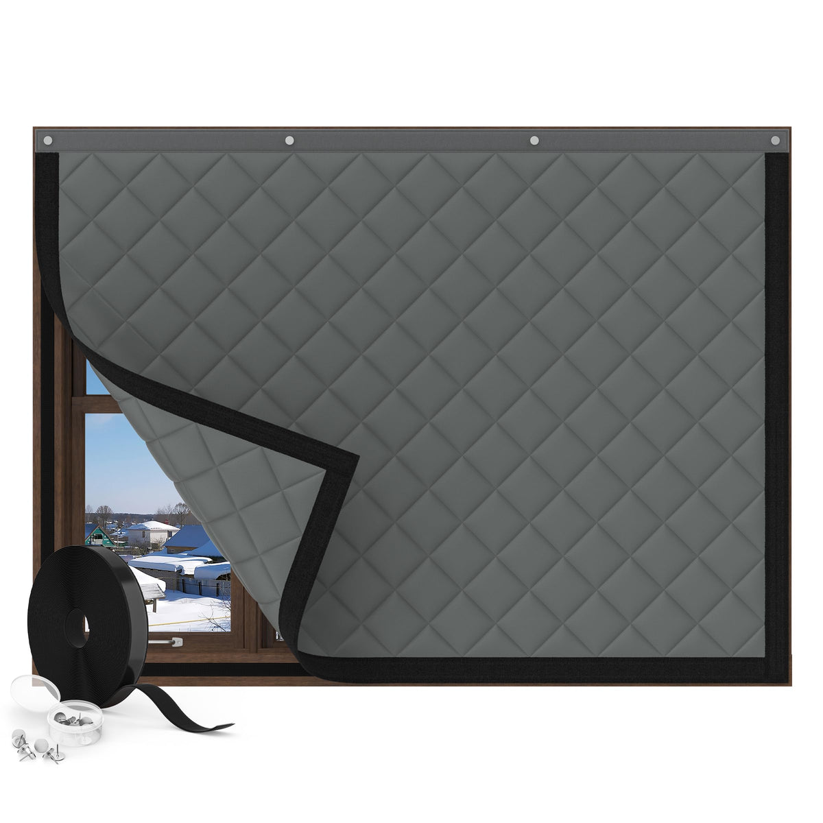 Augblinds thermal-curtain-draft-block keeps drafts out and warmth in.