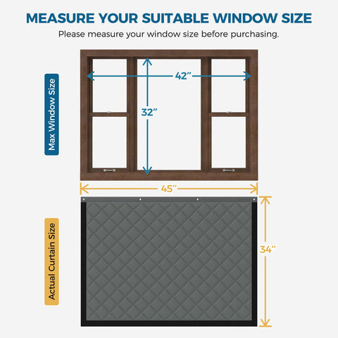 Augblinds windows-coverage-45x34-extent blocks cold air for cozy rooms.