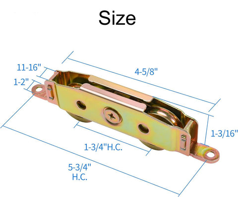 Augenweide heavy-duty door rollers for long-lasting performance