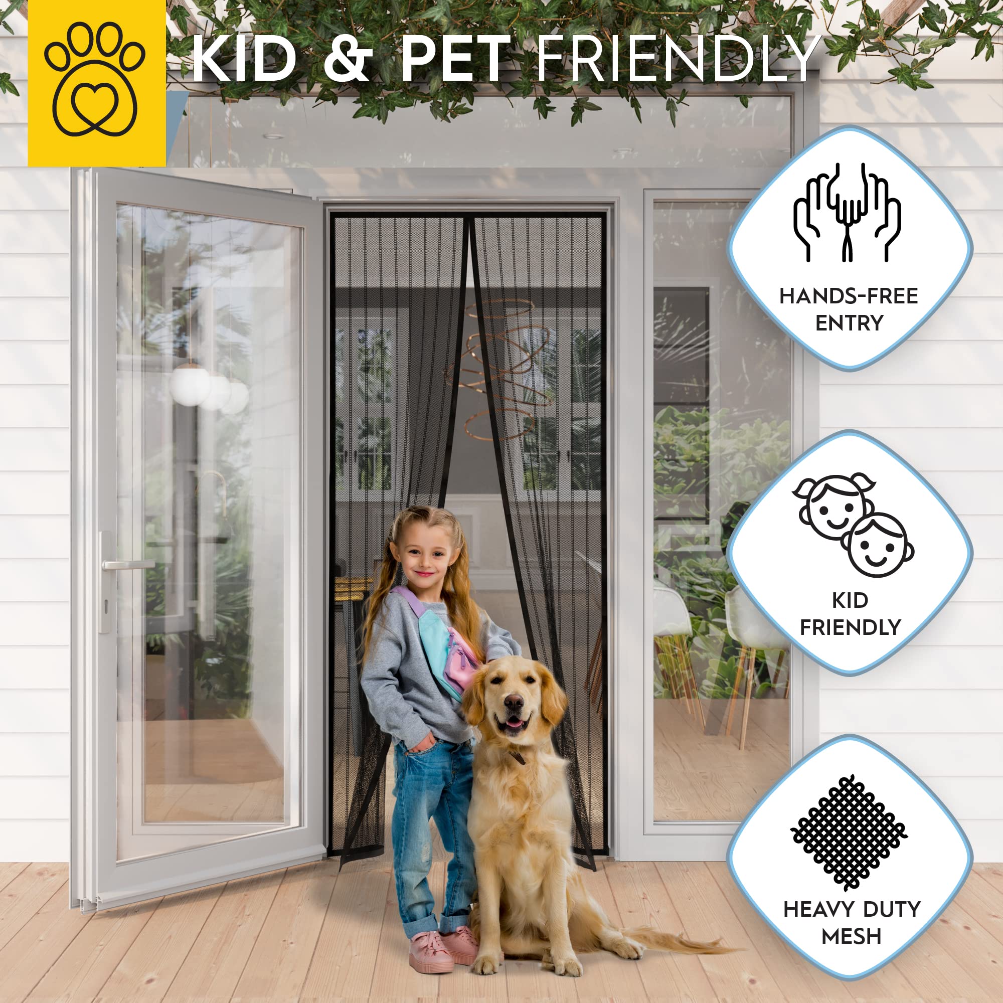 AUGO kid-friendly design is lightweight for little feet and pets.