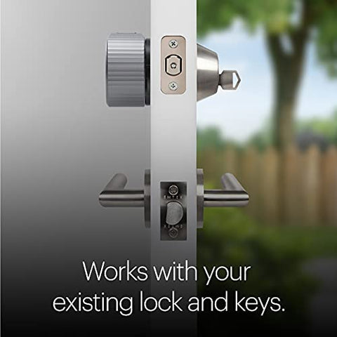 Inside view of August Smart Lock on a deadbolt