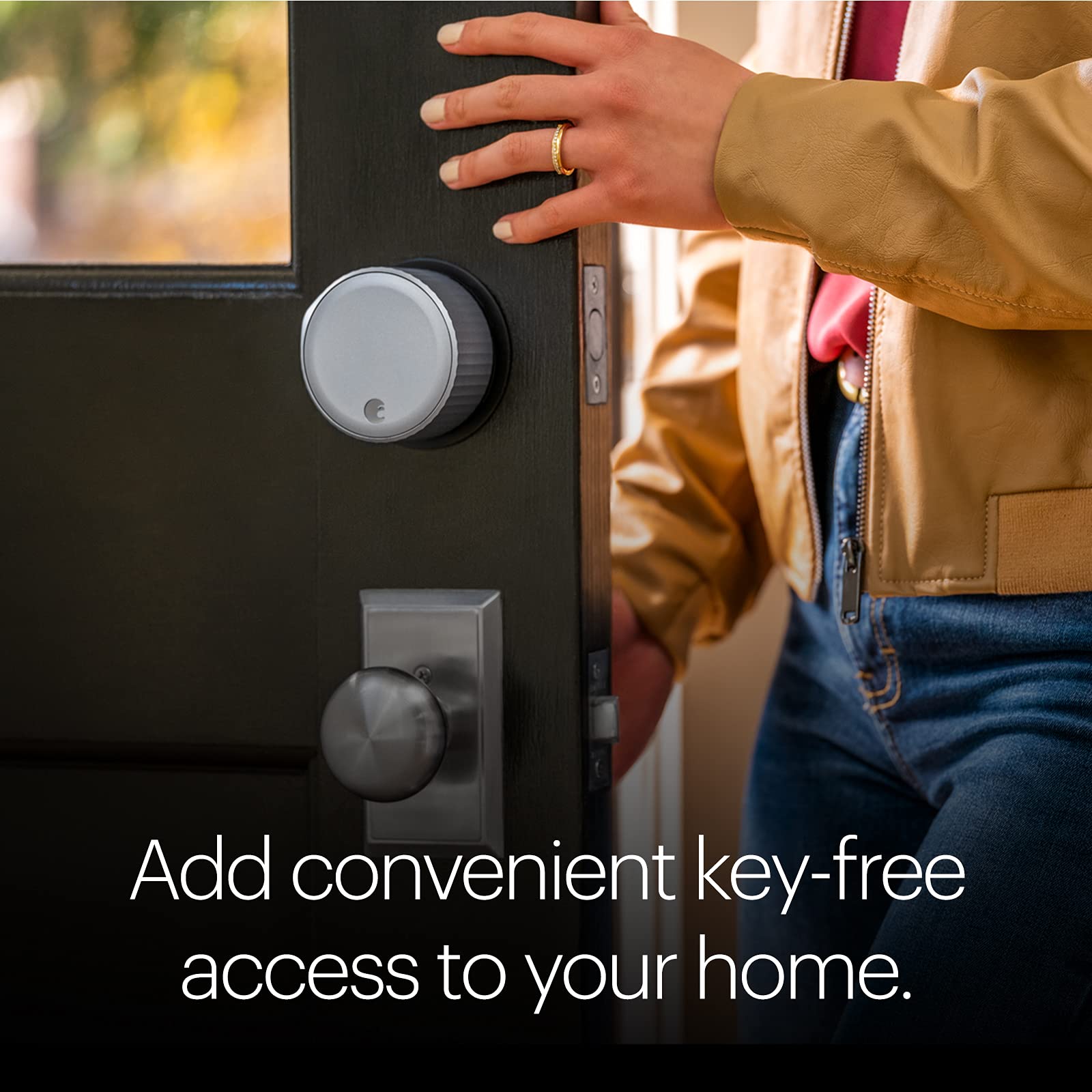 Installation in progress for August Smart Lock