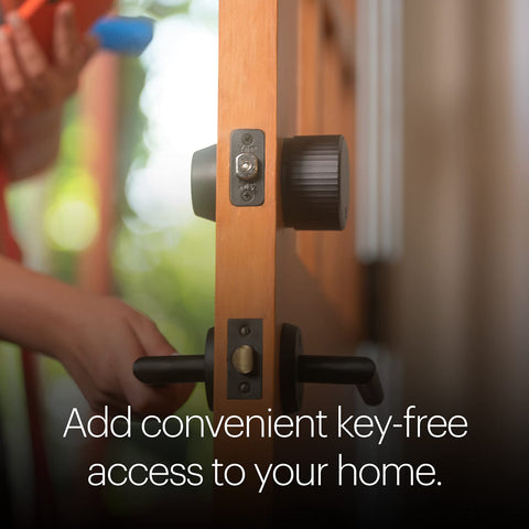 August Smart Lock installed over existing inside deadbolt