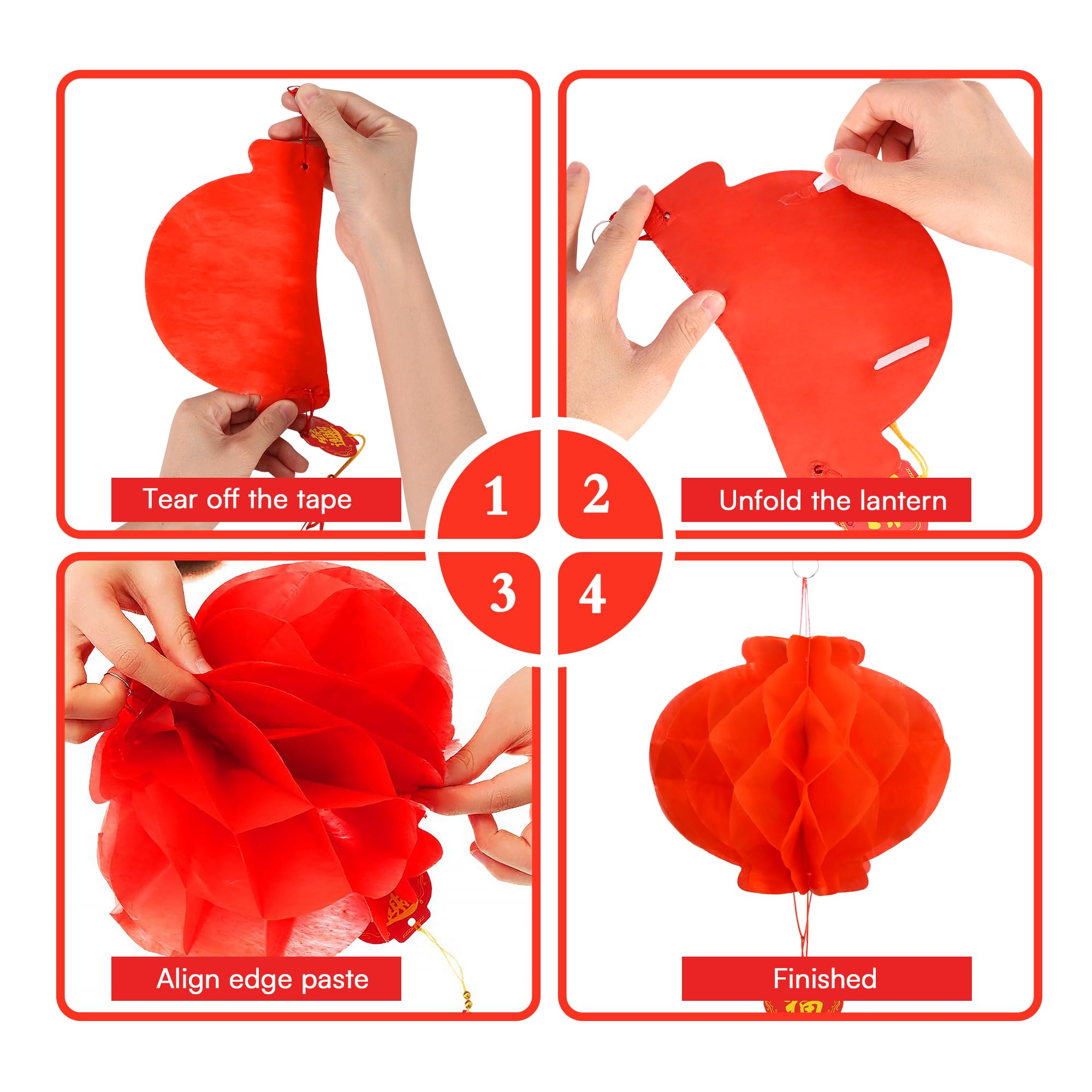 Auihiay Lunar New Year decor set for comprehensive home celebration