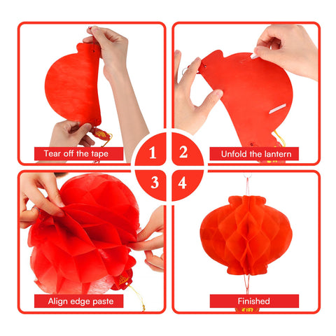 Auihiay Lunar New Year decor set for comprehensive home celebration