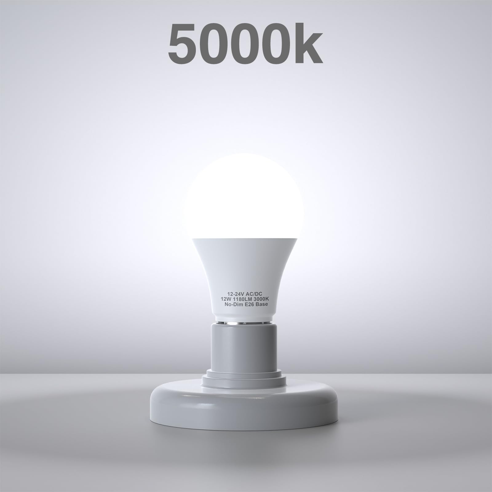 AUIOMUTO off-grid lighting with 12V LED bulb delivers long life and energy efficiency outdoors.