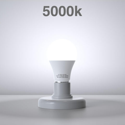 AUIOMUTO off-grid lighting with 12V LED bulb delivers long life and energy efficiency outdoors.