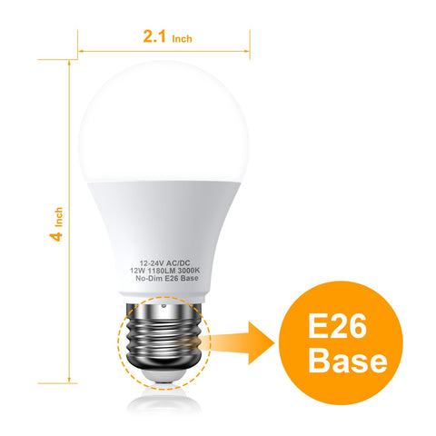 AUIOMUTO 12V LED bulb for RV installation delivers bright, flicker-free lighting with low power draw.