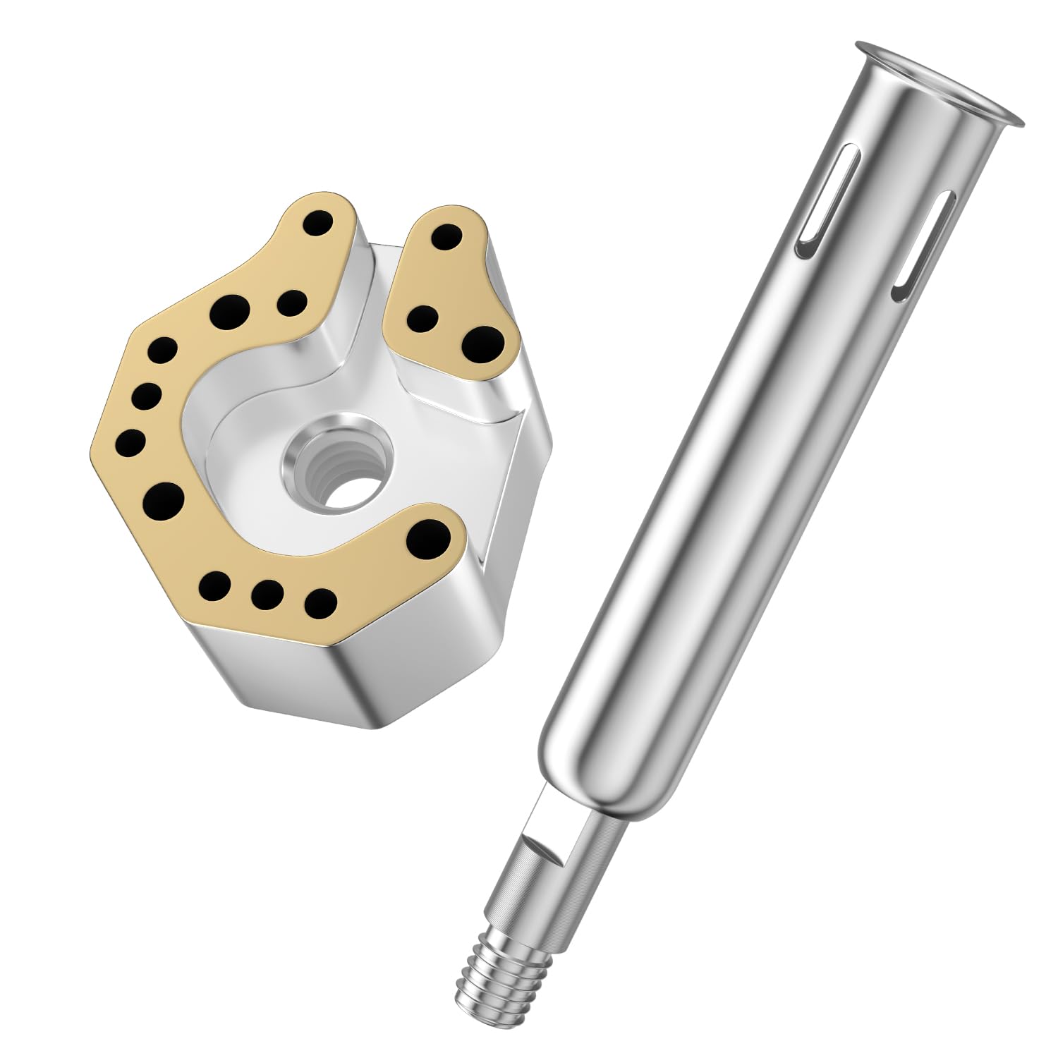 Aukuoy Joystick Soldering Tip showing precise heat transfer for joystick repairs.
