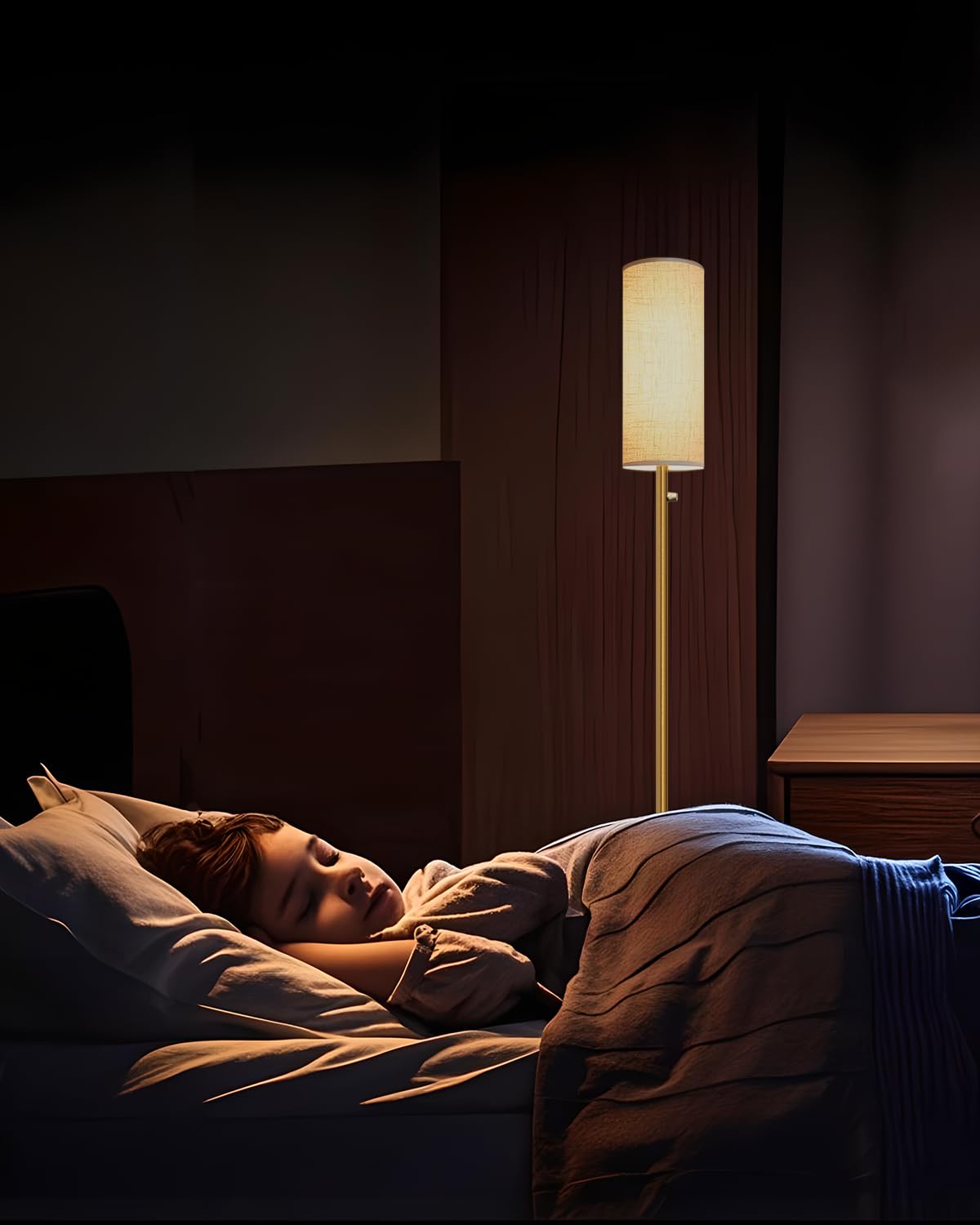 Aulaiyi easy-assembly floor lamp enables quick setup without tools