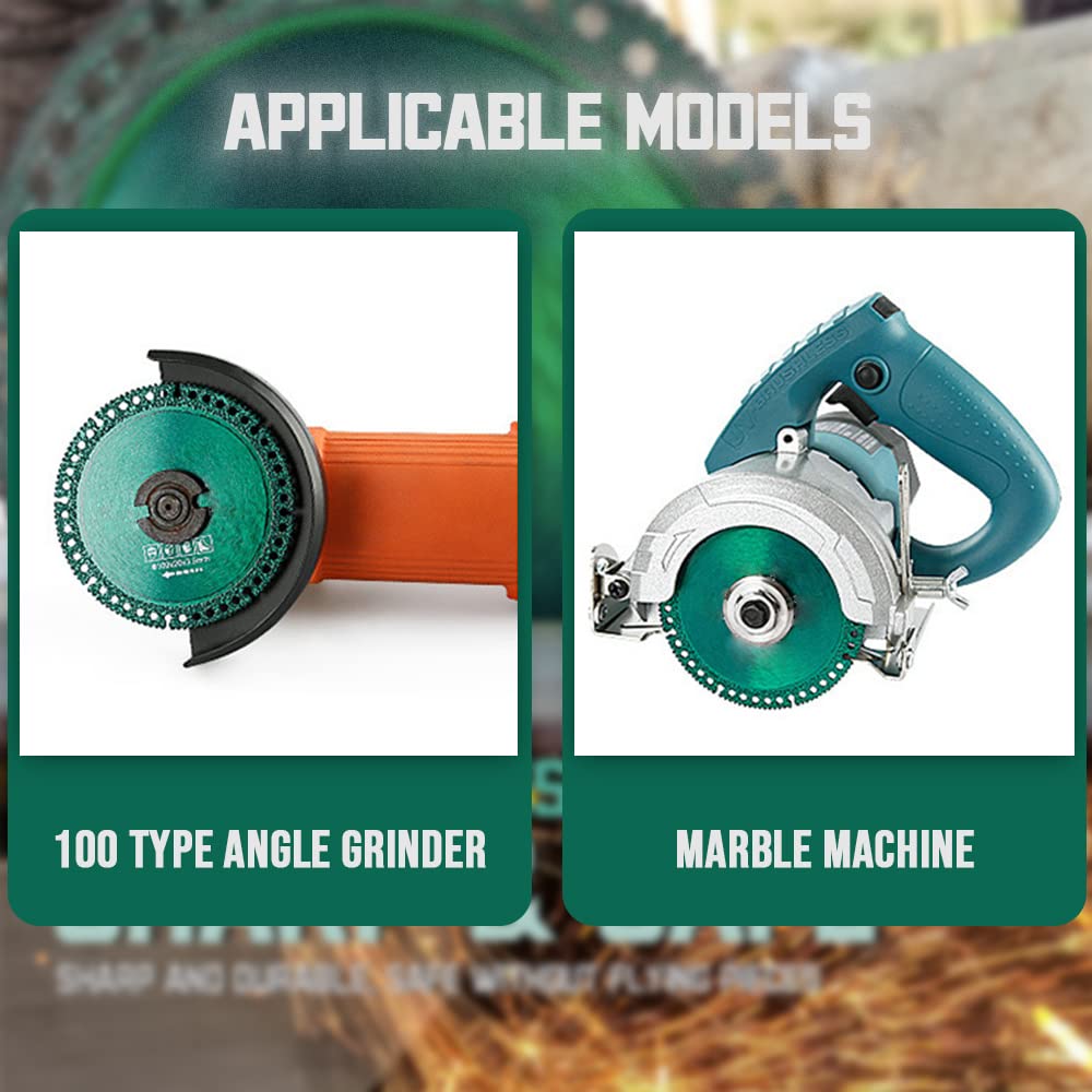 AULCTR 4 inch cutting disc fits standard angle grinders for fast tasks.