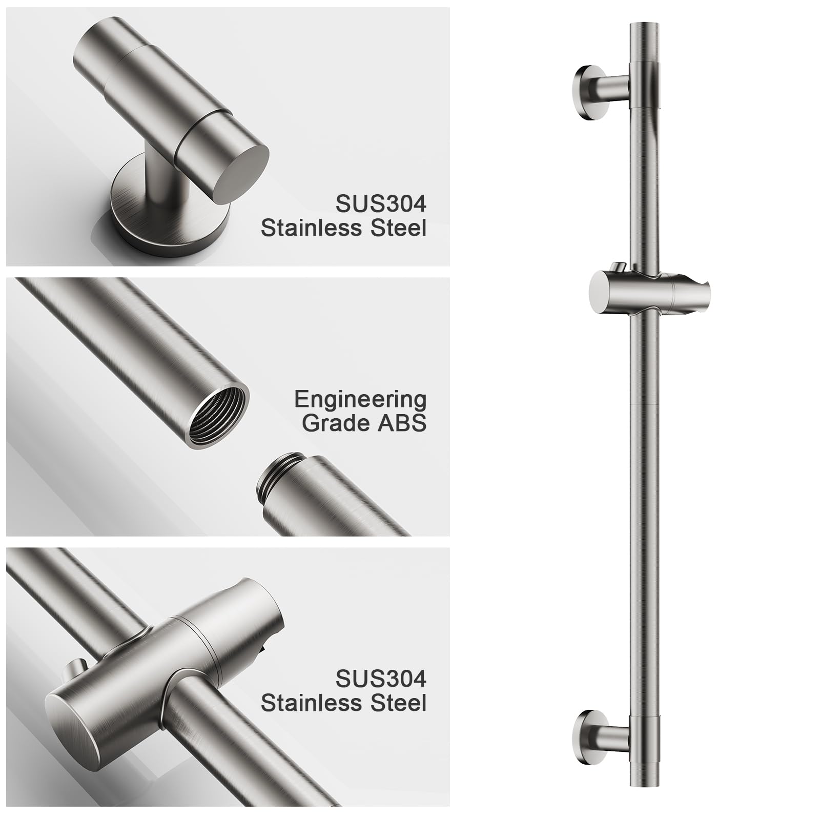 AULEEND adjustable bracket lets you set height and angle quickly.