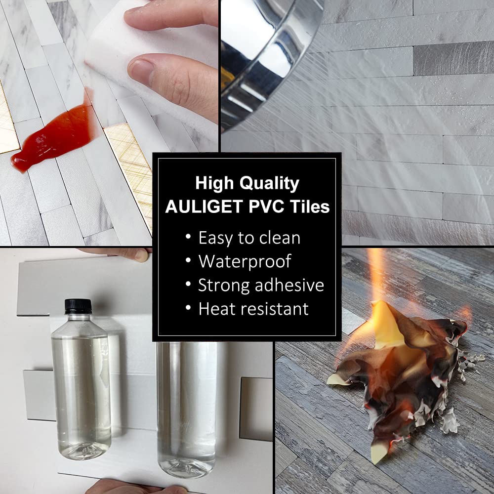 AULIGET easy-cut tiles for precise pattern matching and edges.