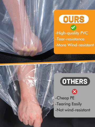 Aulock tarp corner grommets with reinforced edges for secure setup.