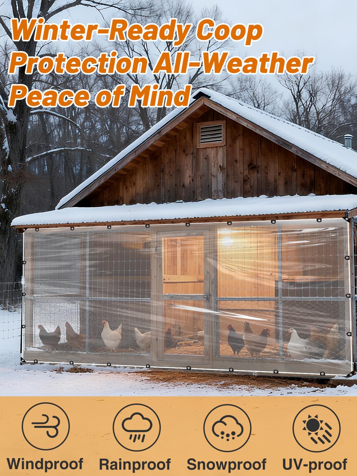 Aulock tarp demonstrates heat preservation and humidity control in winter gardens.