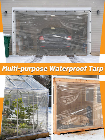 Aulock tarp ships with two windproof ropes for quick installation.