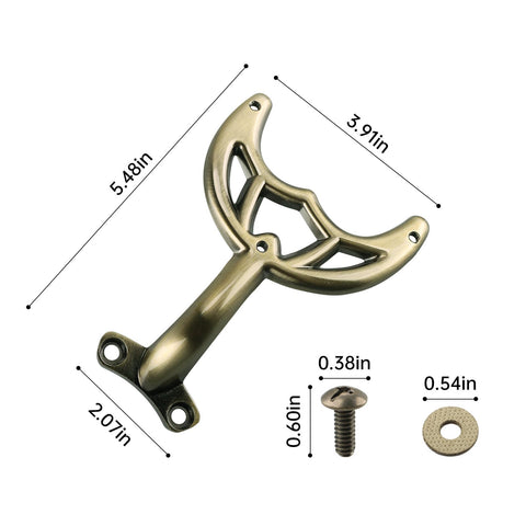 Antique brass arm detail from the Aulpq kit adds timeless style.
